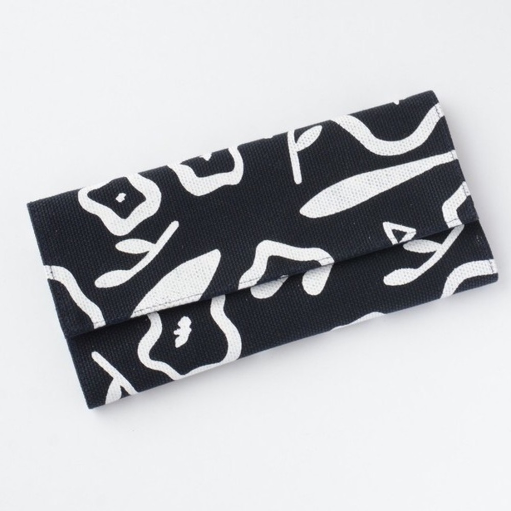 Dark Poppy Clutch Wallet Fair Trade Eco Friendly